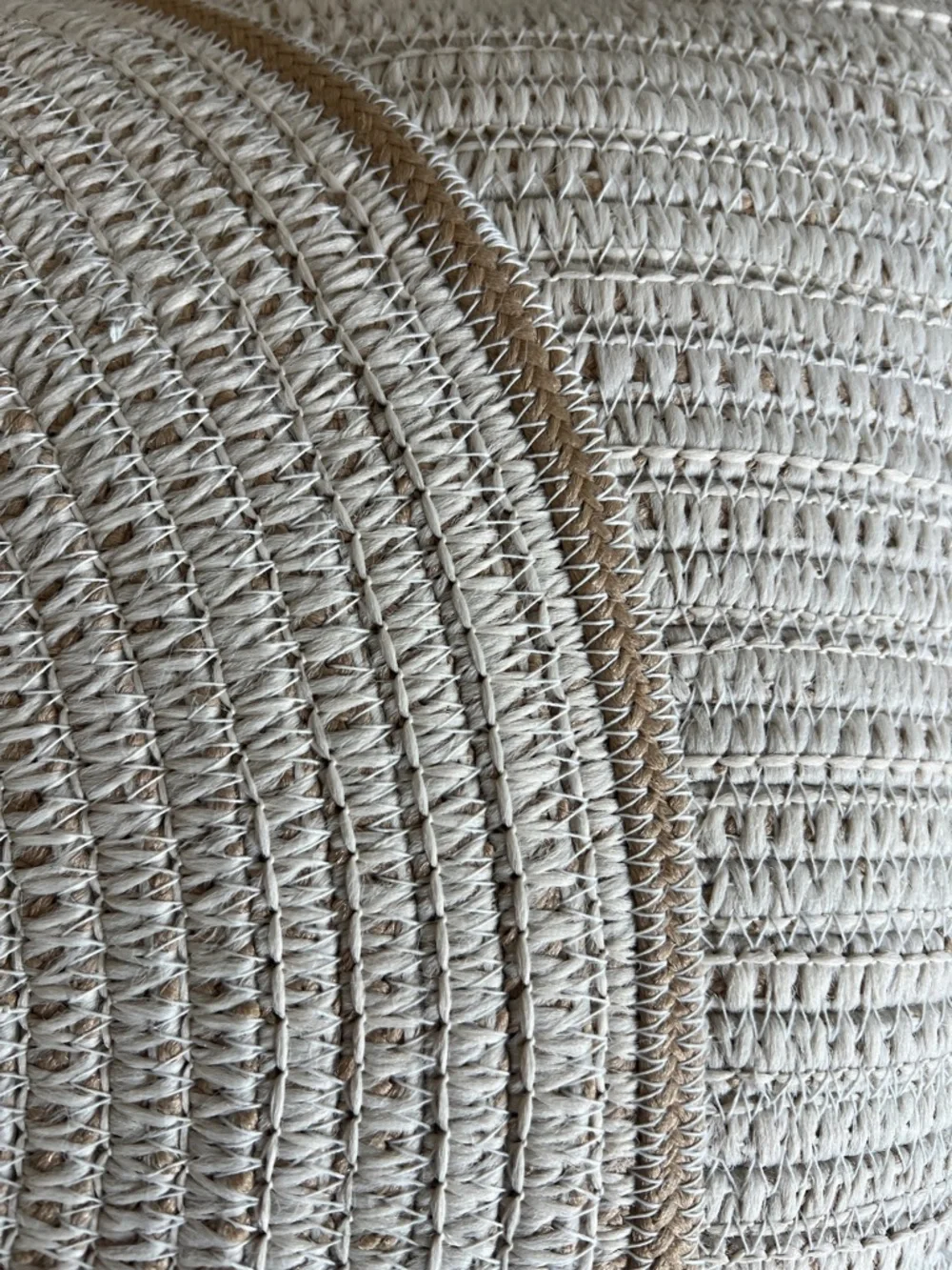 West Elm Natural indoor/outdoor Pillow-insert included